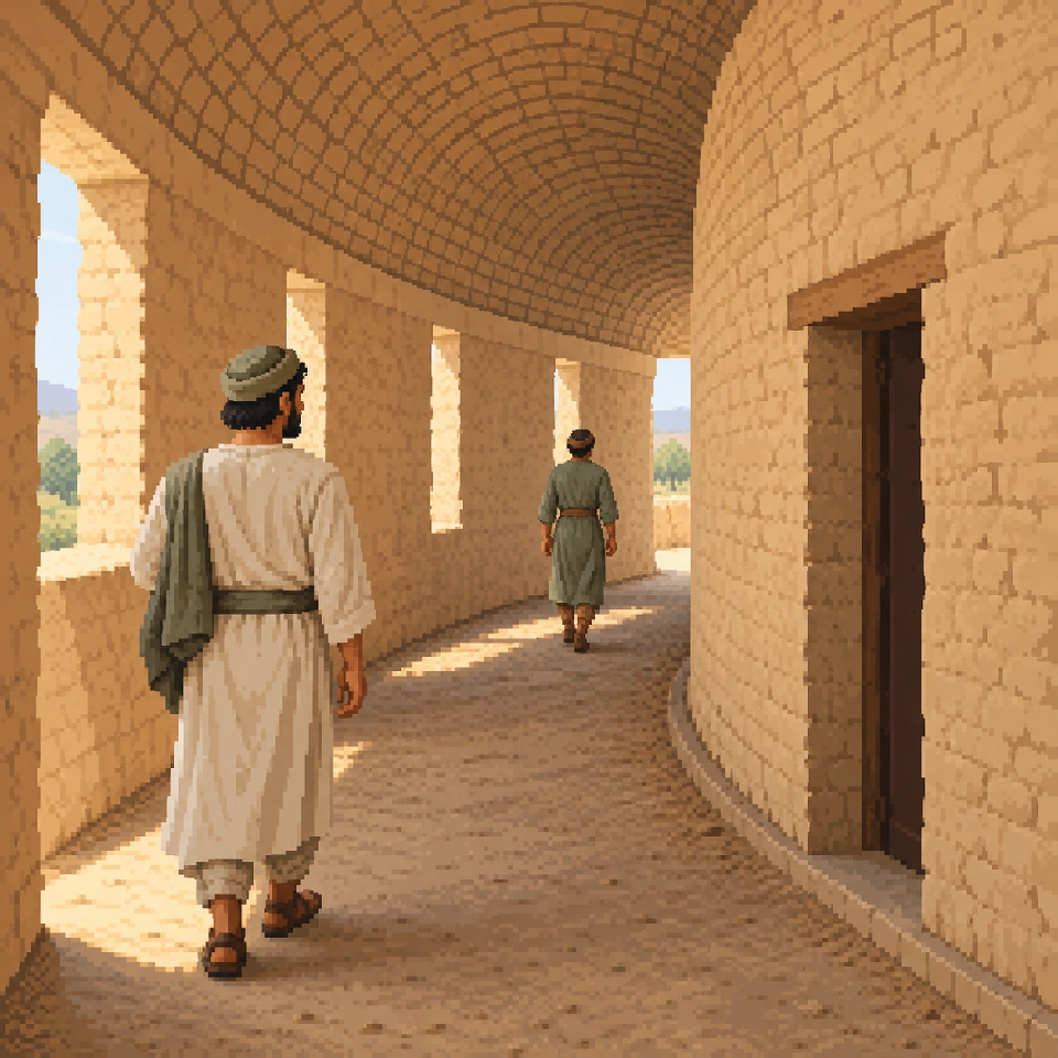 Badiiy tasvir. Shoshtepa: halqasimon gumbazli yo‘lak