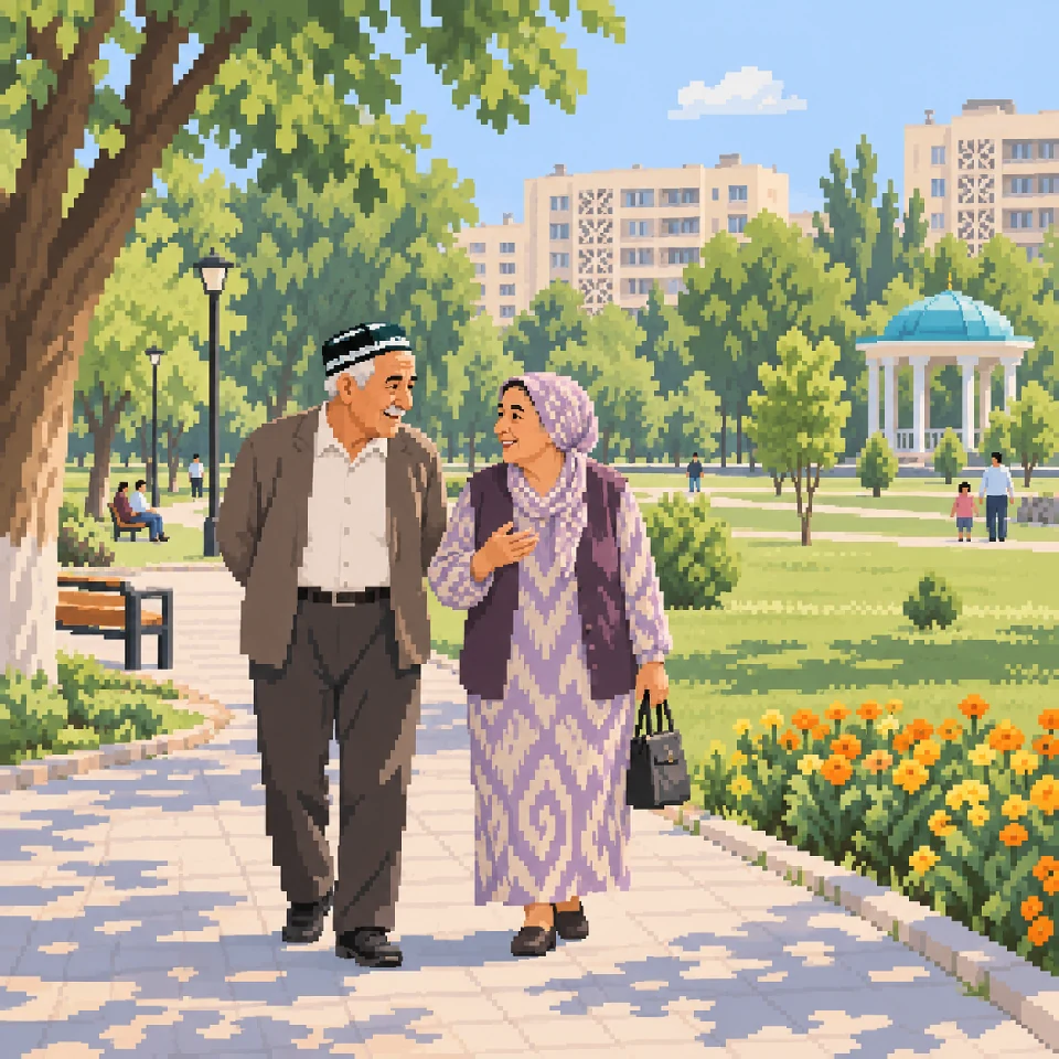Парк Навои — для встречи и прогулки